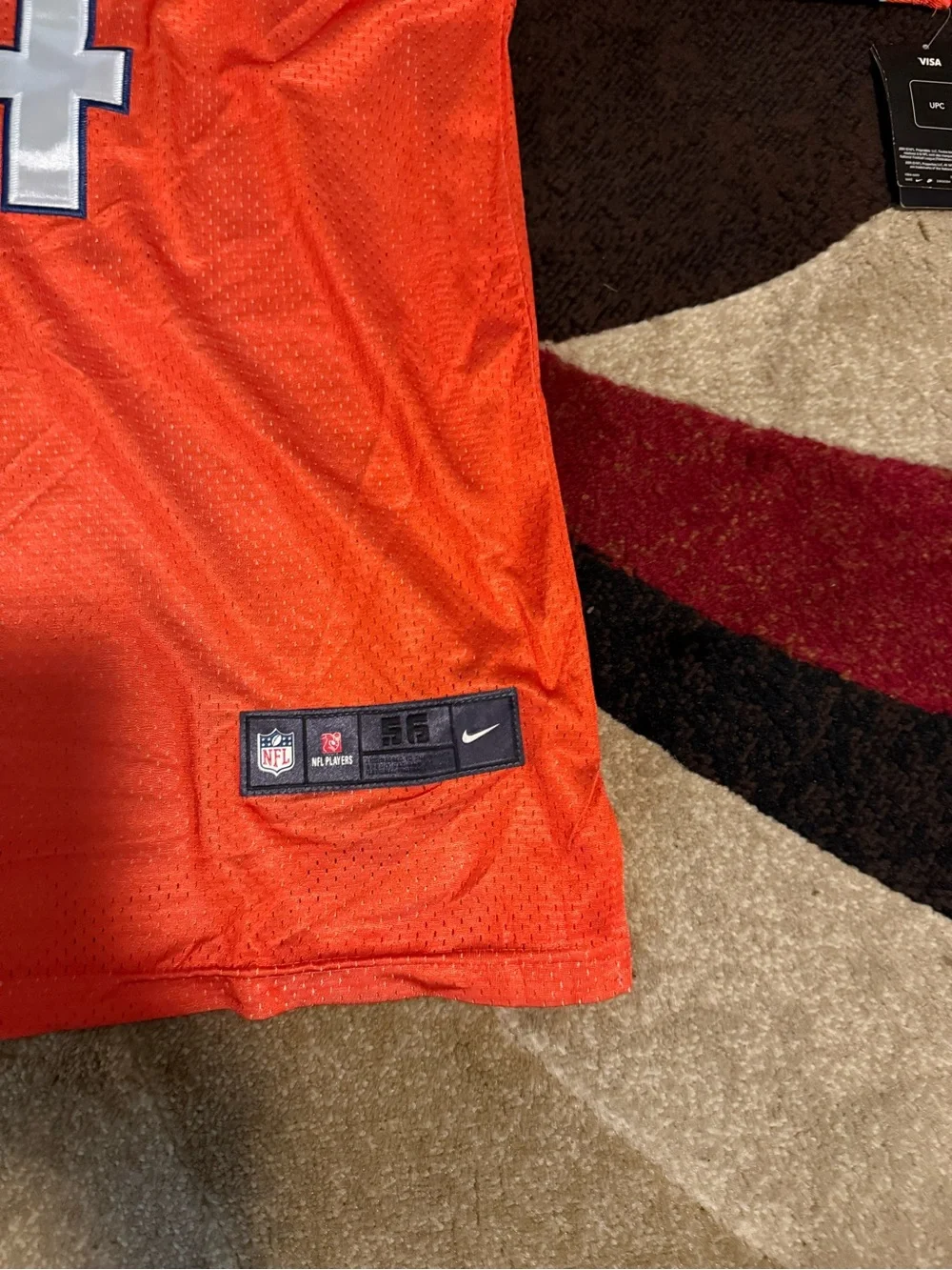 NFL Chicago Bears dual design, Walter Payton football jersey NWT wow size 56